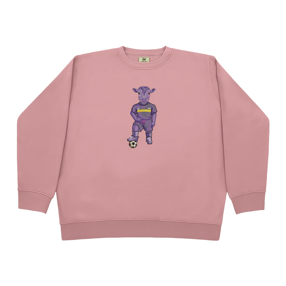 Williams Men's Soccer Pink Crewneck