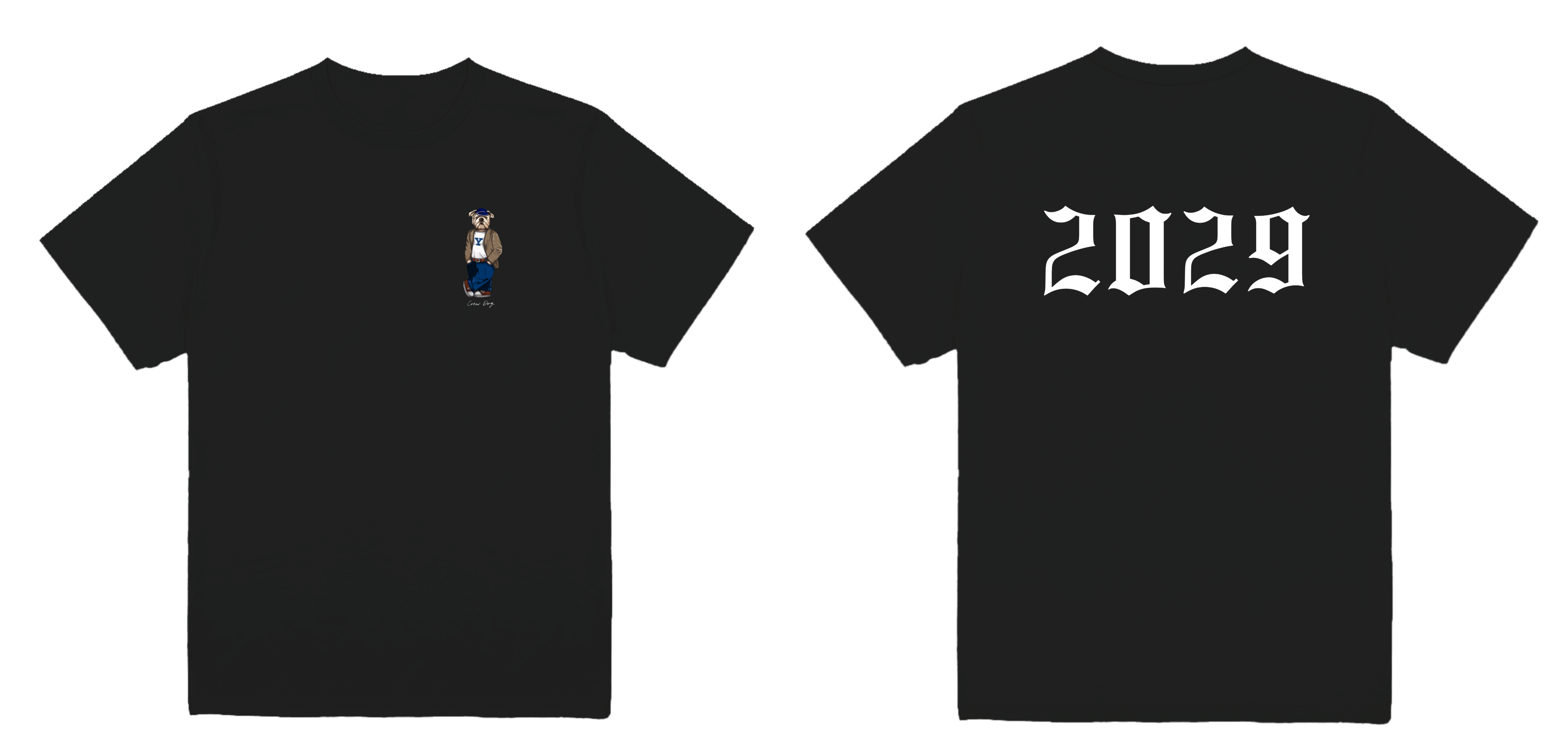 ☆YALE☆ 2PACK EMBROIDERY DAN TSHIRT WHITE NAVY YEM9SS301AN YALE EMBROIDERY DAN T-SHIRT