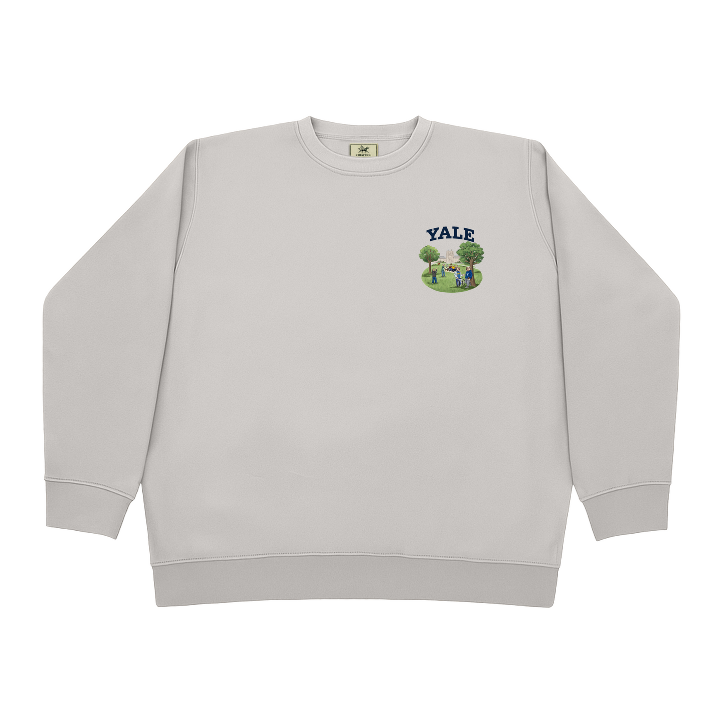 Yale Cross Campus Screen-printed Crewneck