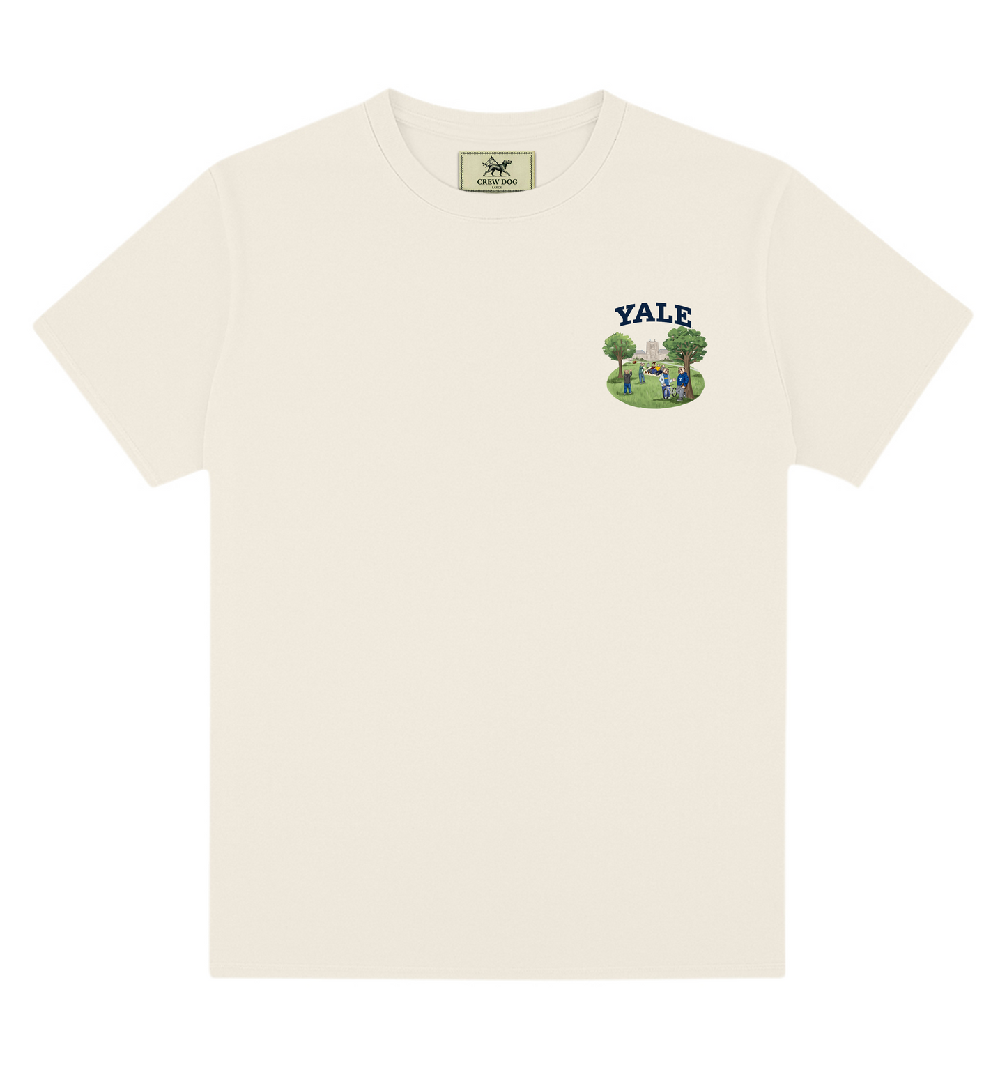 Yale Cross Campus Screen-printed Tee