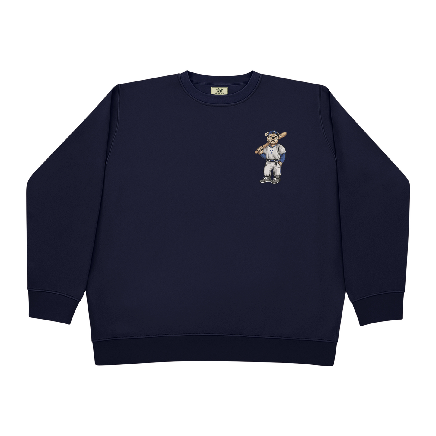 Yale Baseball Embroidered Crewneck