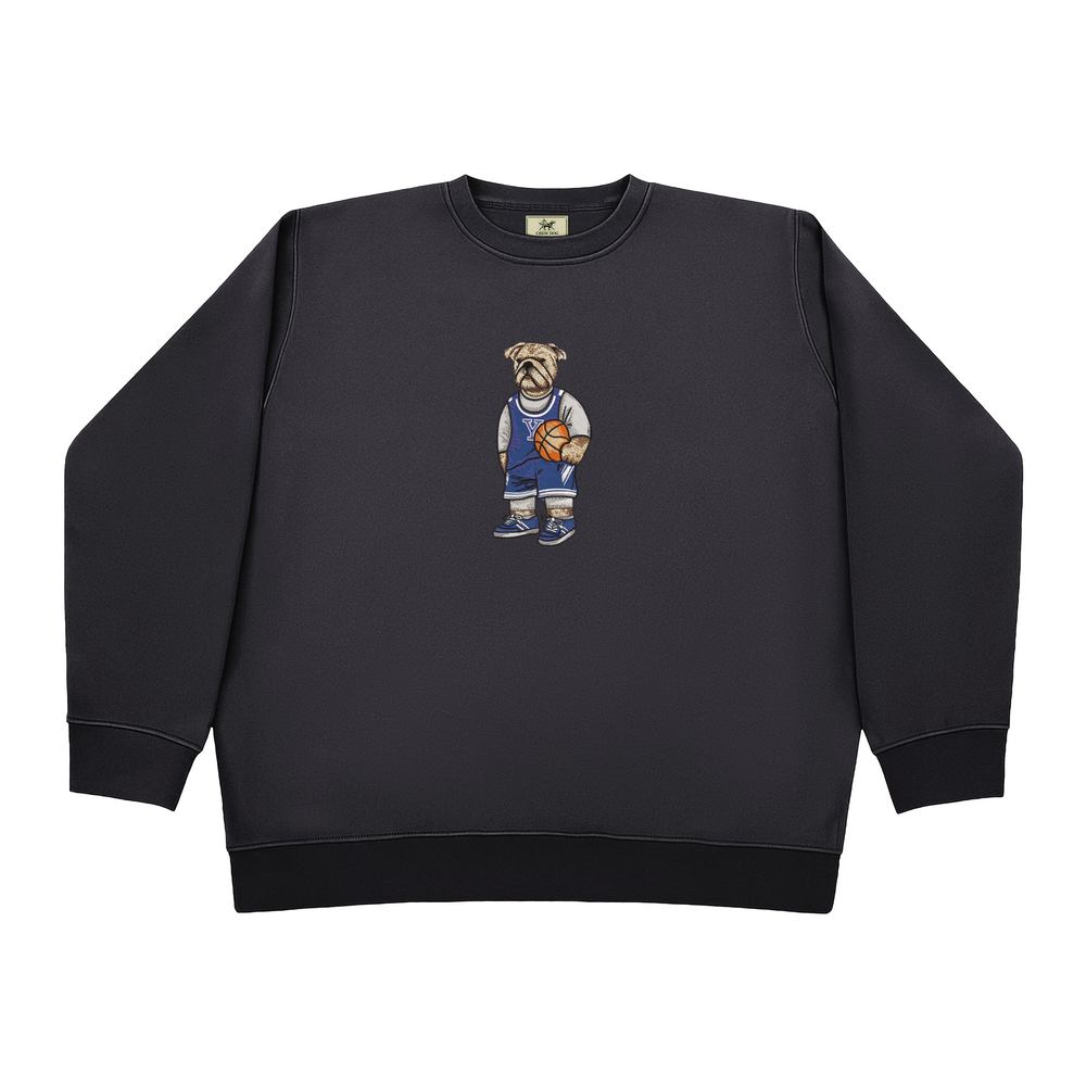 Yale Basketball Embroidered Crewneck