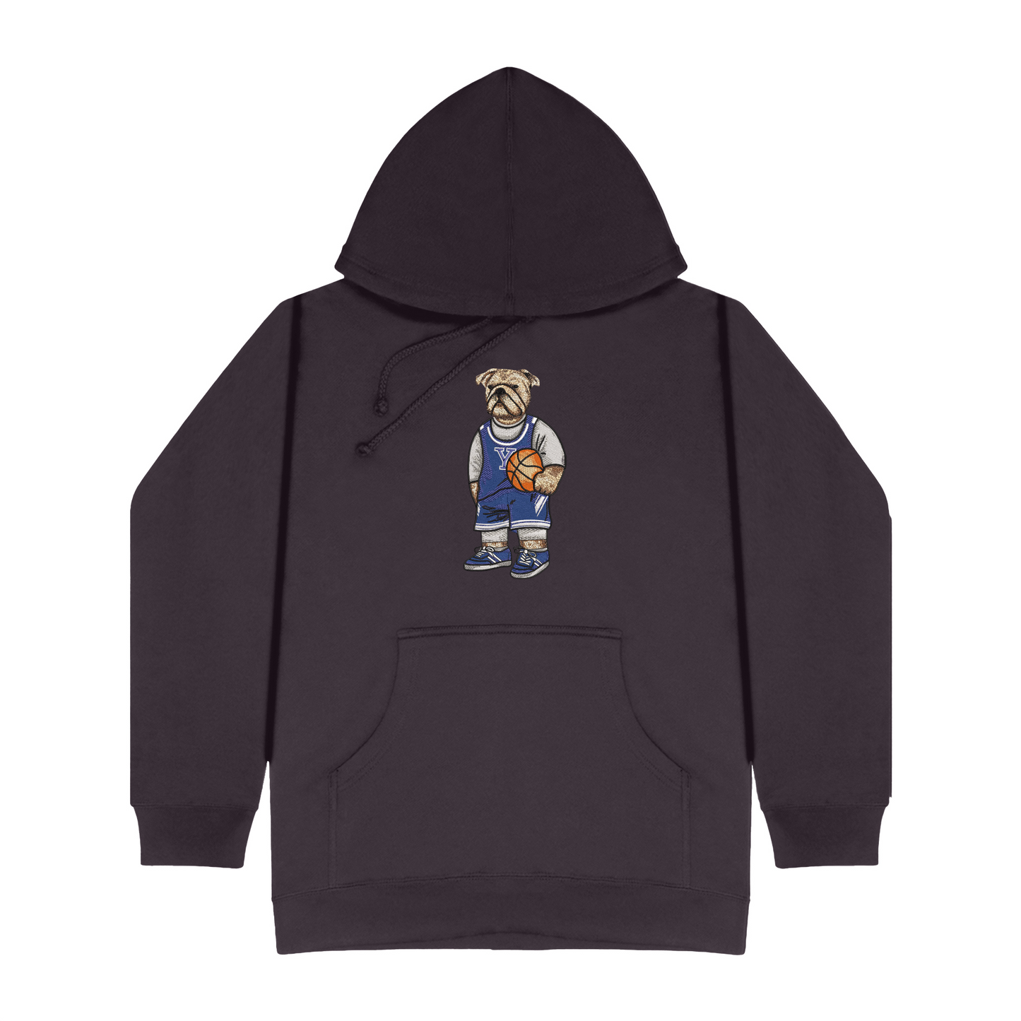 Yale Basketball Embroidered Hoodie