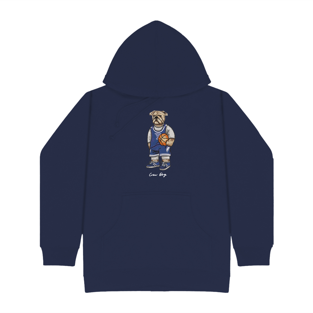 Embroidered Yale Basketball Hoodie