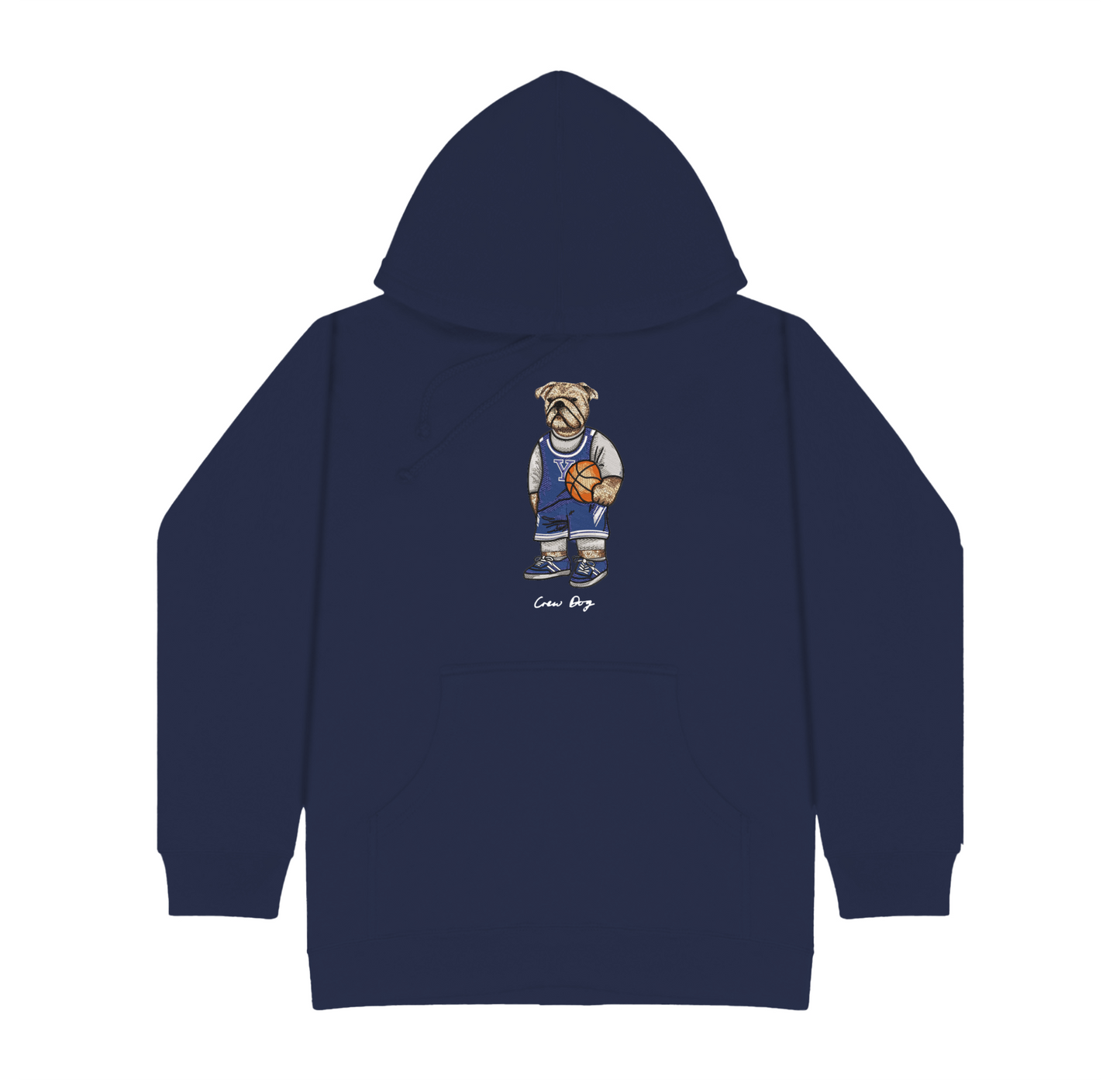 Embroidered Yale Basketball Hoodie