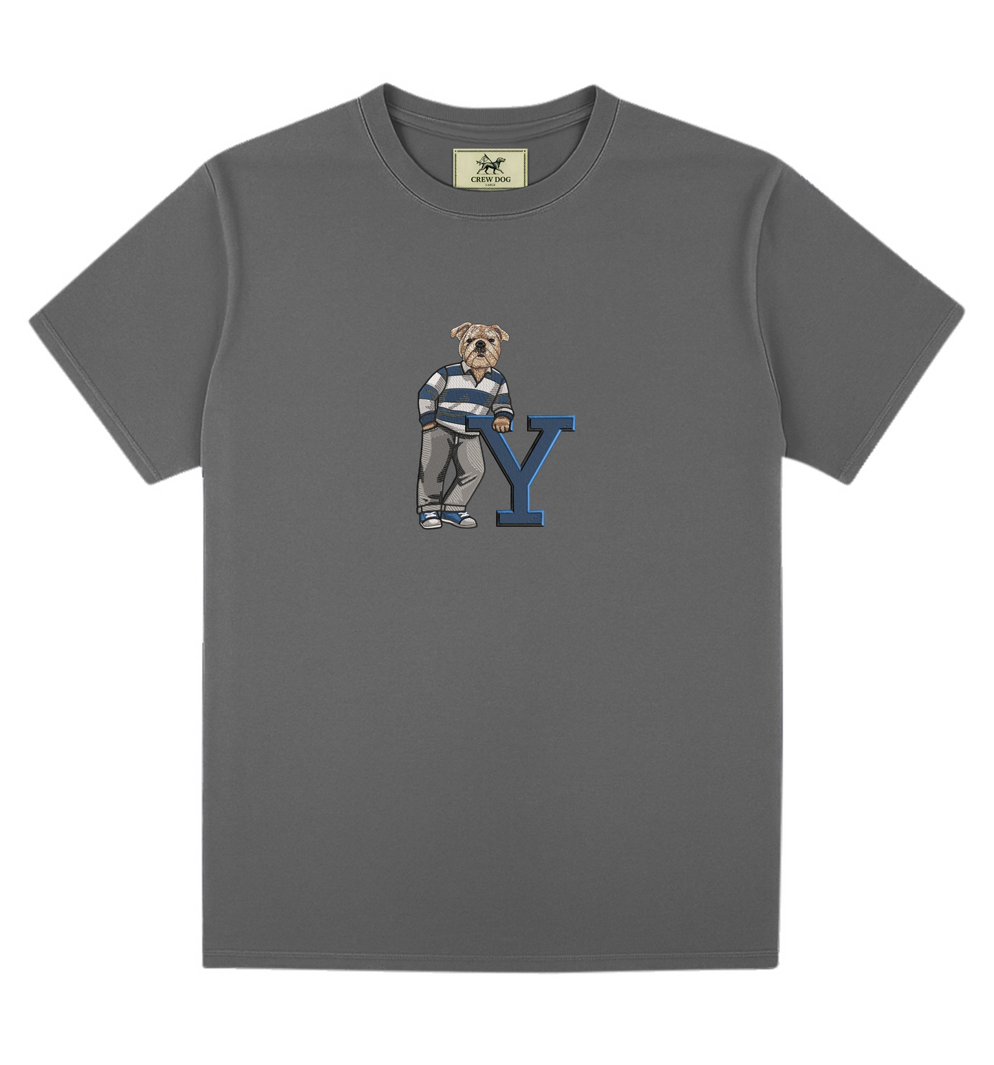 Yale Big Letter Embroidered Tee