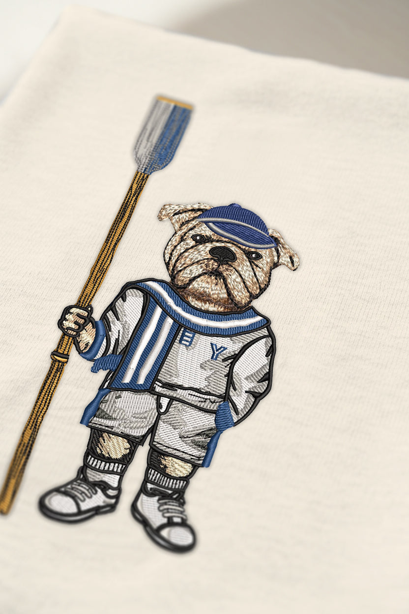 Yale Crew Embroidered Tee