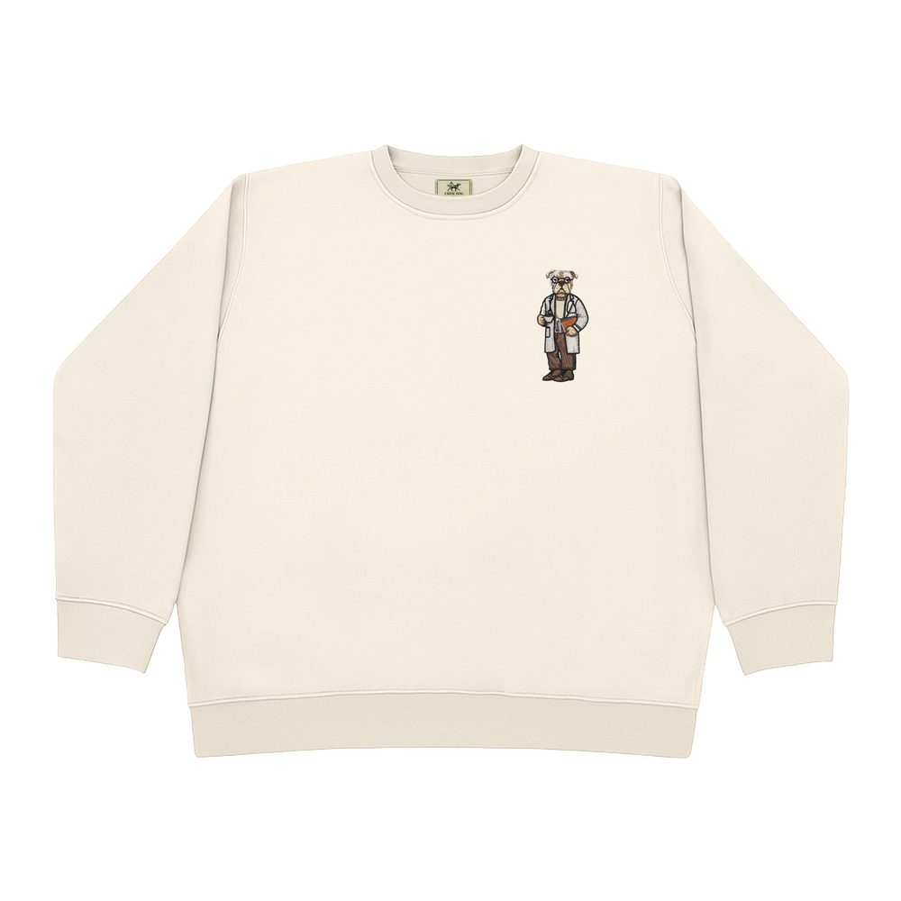 Ars longa, vitae brevis (No Y) Embroidered Crewneck