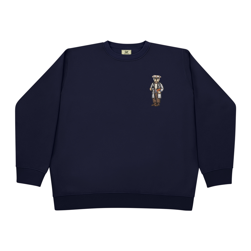 
                      
                        Ars longa, vitae brevis (No Y) Embroidered Crewneck
                      
                    
