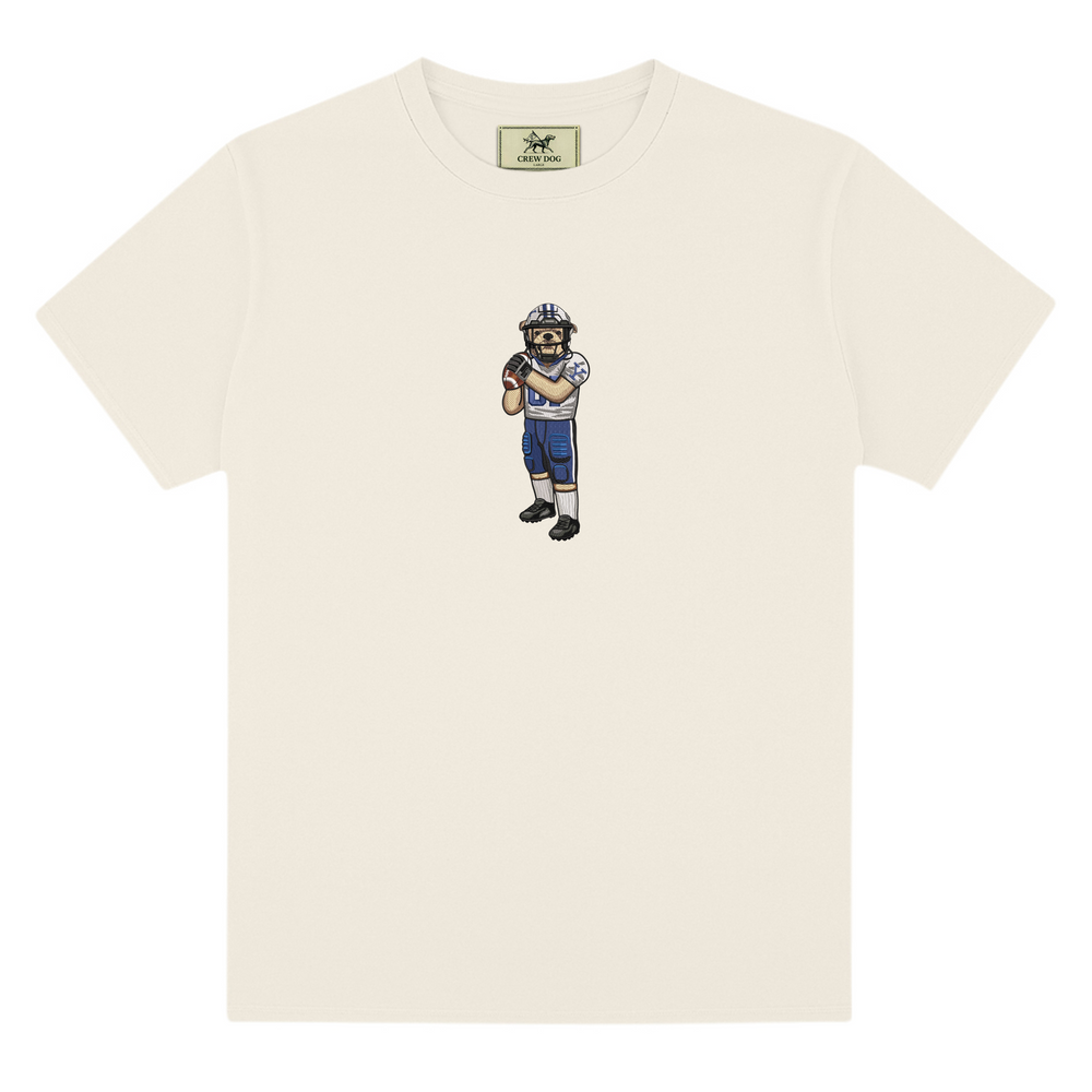 Yale Football (Helmet On) Embroidered Tee