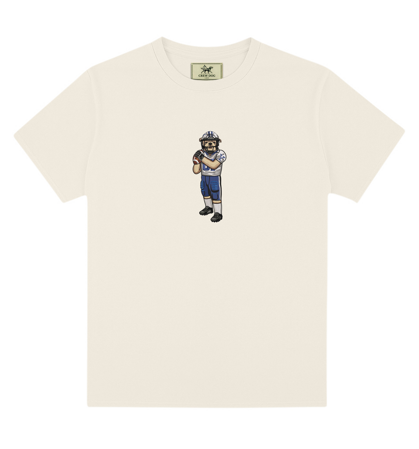 Yale Football (Helmet On) Embroidered Tee