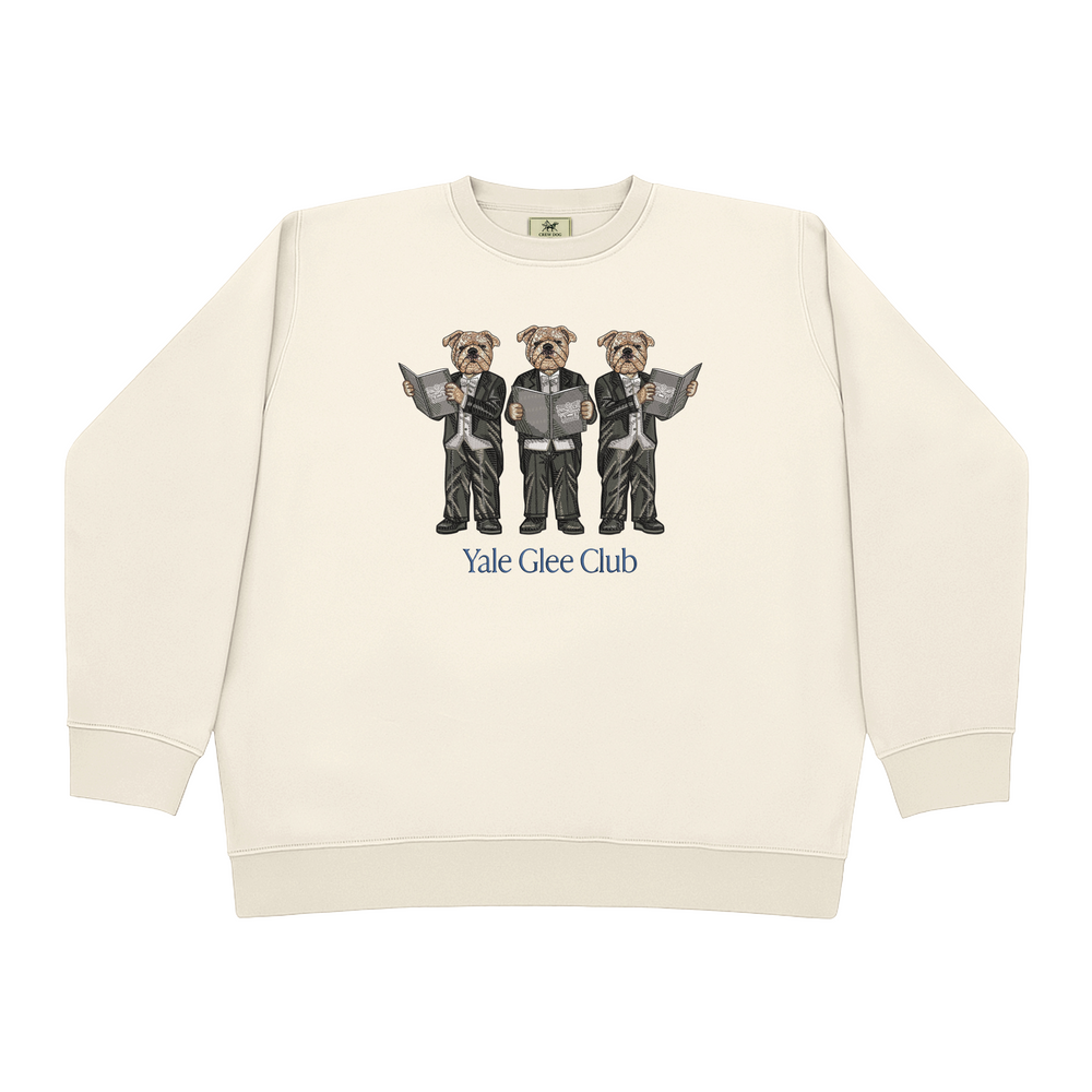 Yale Glee Club Embroidered Crewneck (Extra Large Design)