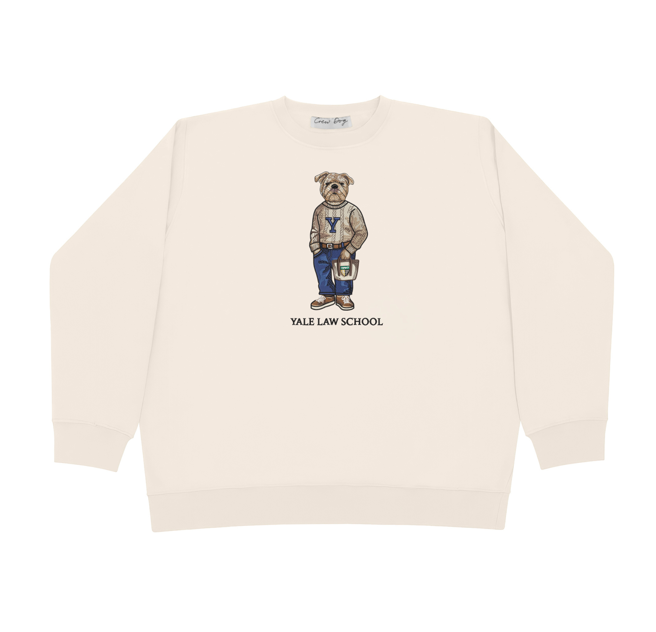 Yale Law School Embroidered Crewneck – Crew Dog