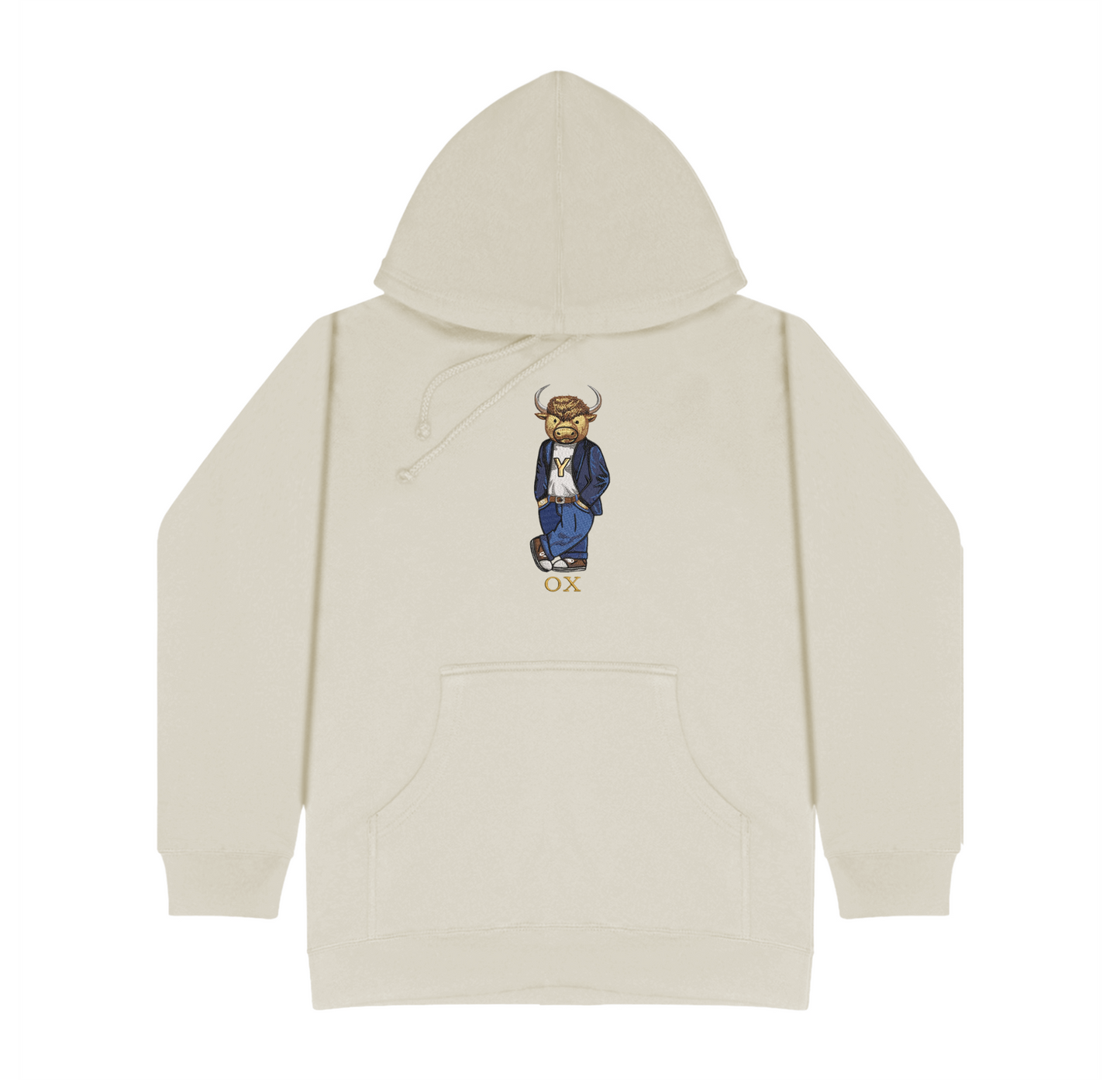 Embroidered Yale OX Hoodie