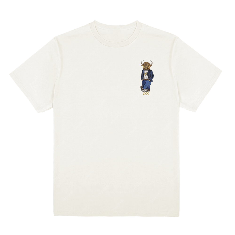 Embroidered Yale OX Tee