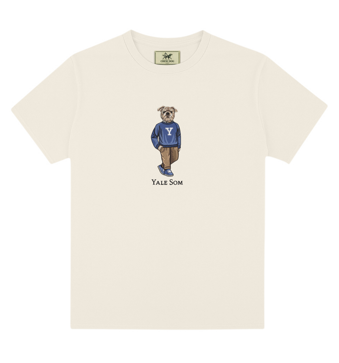 Yale SOM Sweater Embroidered Tee