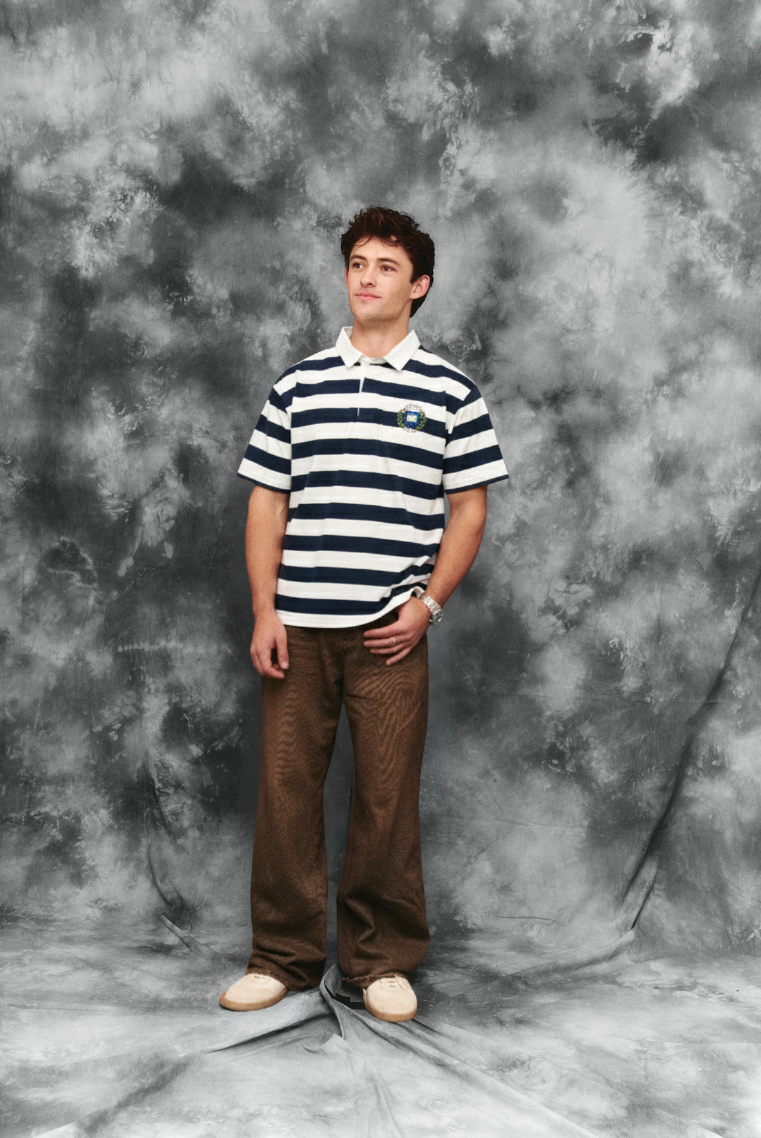 Yale Ivy Stripe Rugby Polo
