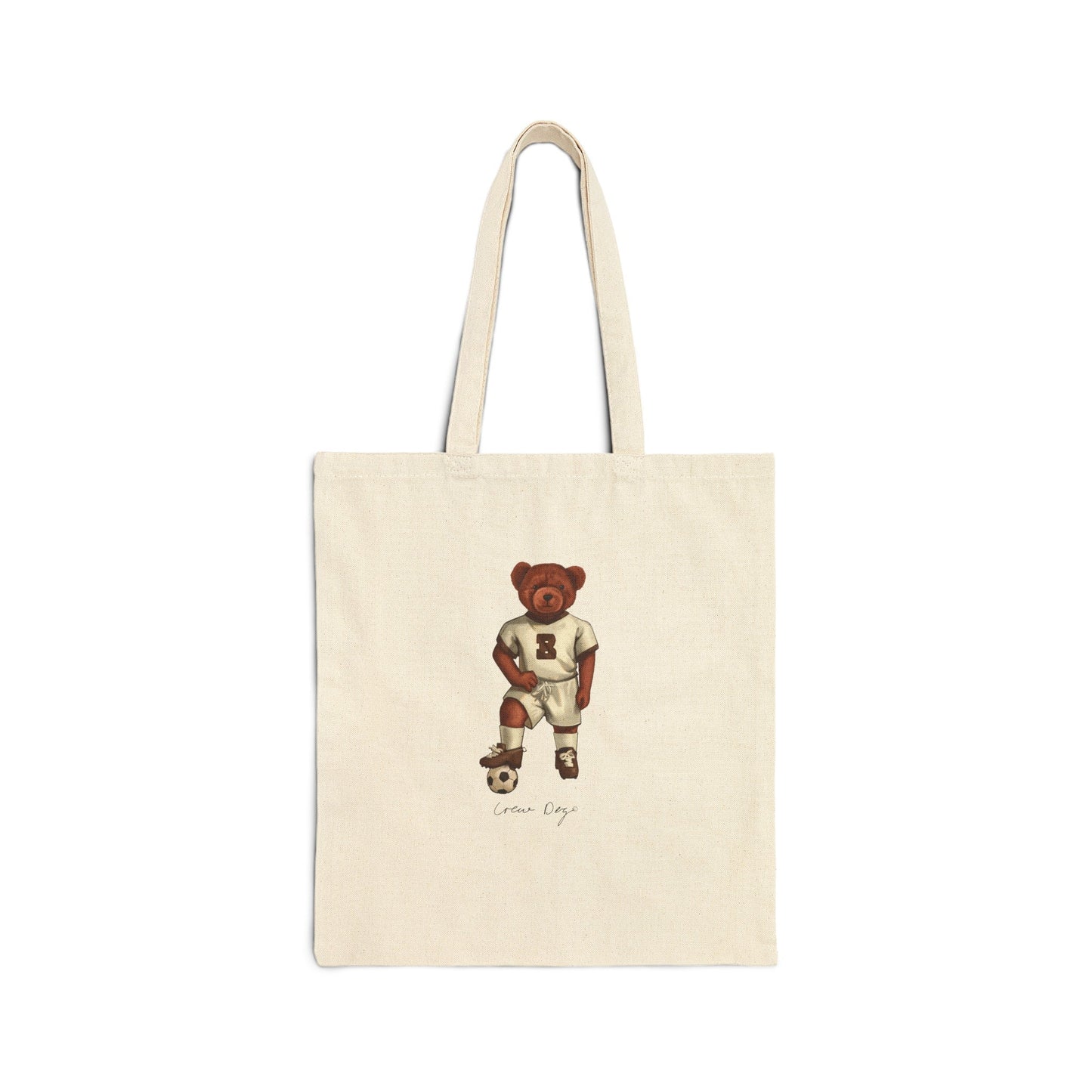 Brown Soccer Tote Bag - Crew Dog