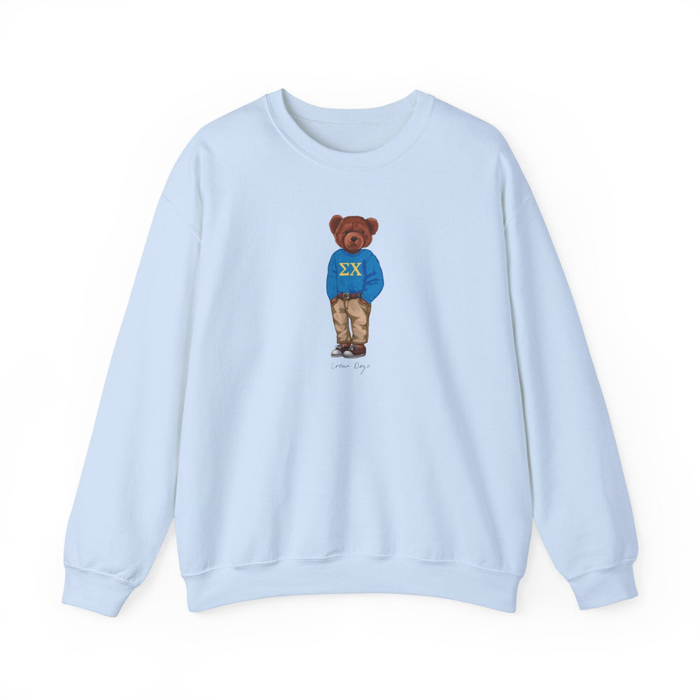 
                      
                        Sig Chi Brown Bear Crewneck - Crew Dog
                      
                    