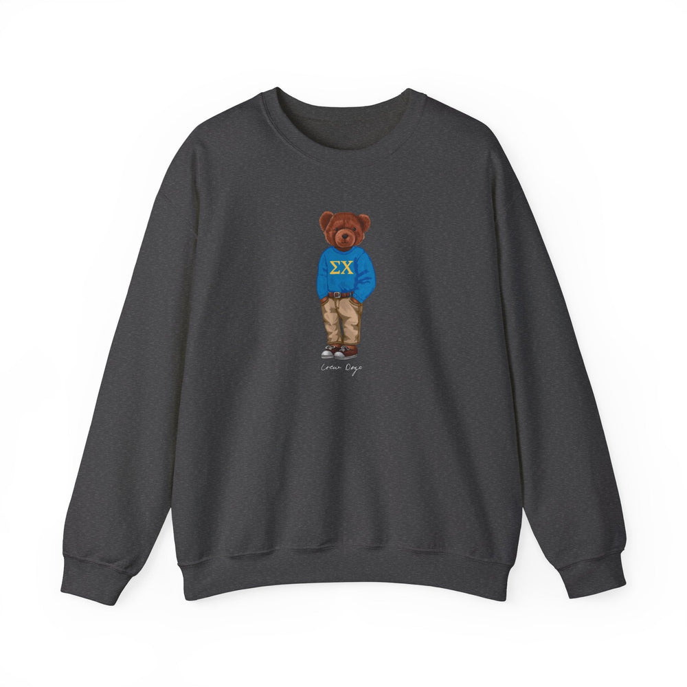 
                      
                        Sig Chi Brown Bear Crewneck - Crew Dog
                      
                    