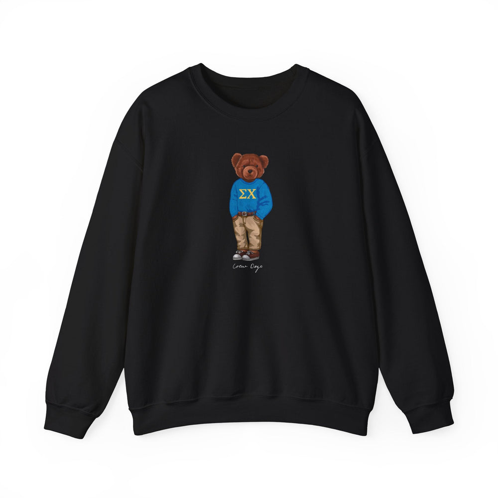 
                      
                        Sig Chi Brown Bear Crewneck - Crew Dog
                      
                    