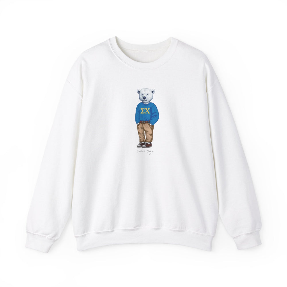 
                      
                        Sig Chi Polar Bear Crewneck - Crew Dog
                      
                    