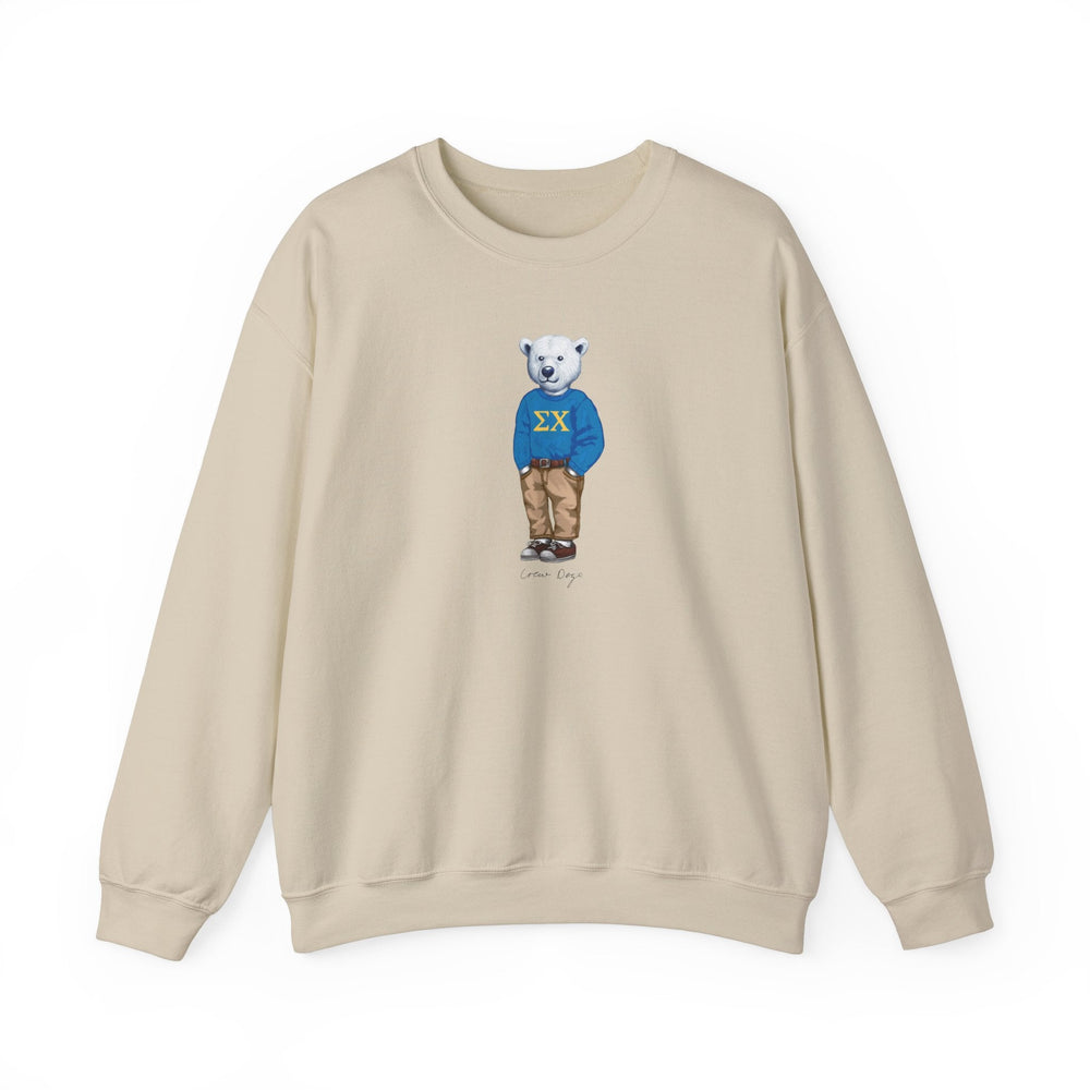 
                      
                        Sig Chi Polar Bear Crewneck - Crew Dog
                      
                    