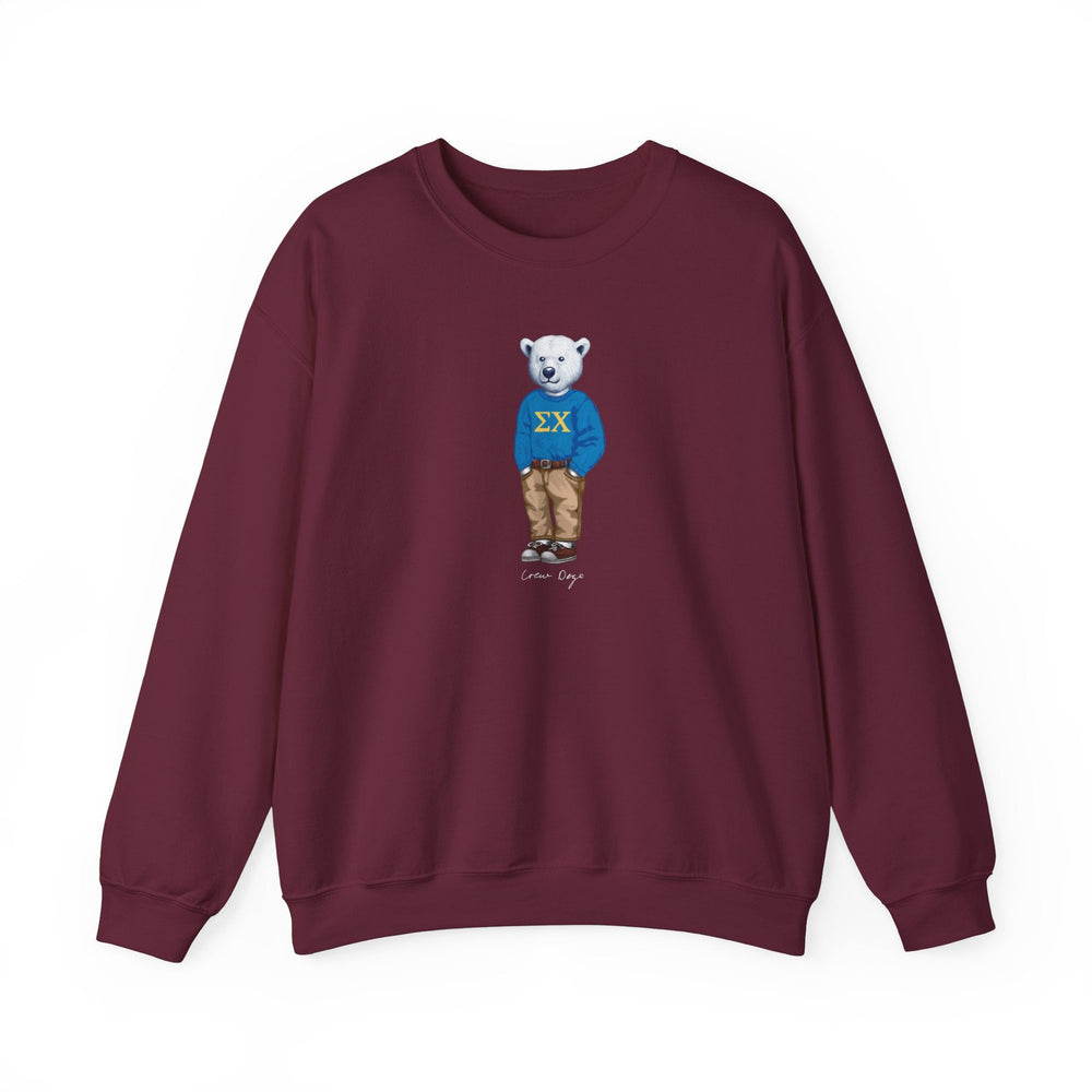 
                      
                        Sig Chi Polar Bear Crewneck - Crew Dog
                      
                    