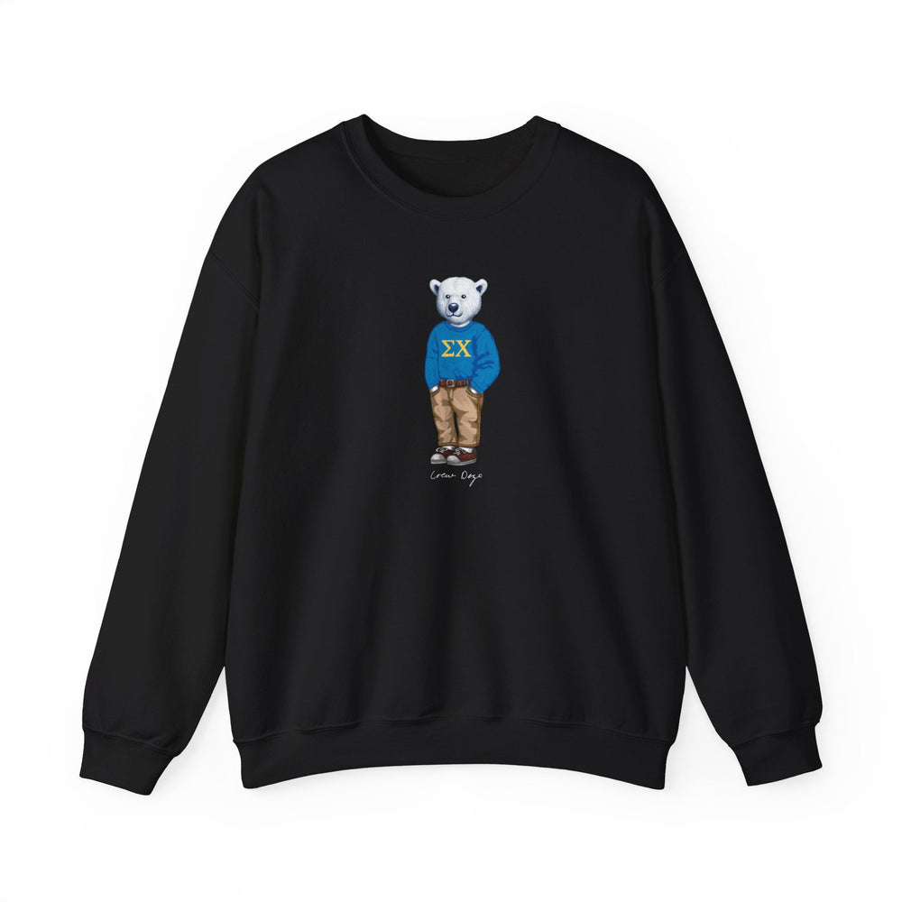 
                      
                        Sig Chi Polar Bear Crewneck - Crew Dog
                      
                    