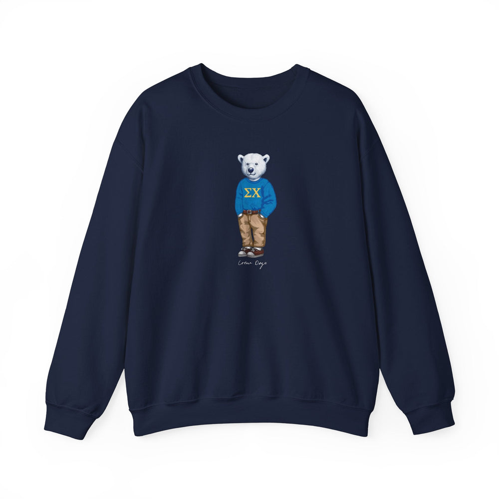 
                      
                        Sig Chi Polar Bear Crewneck - Crew Dog
                      
                    