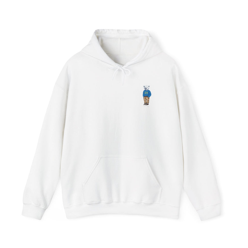 
                      
                        Sig Chi Polar Bear Hoodie (side) - Crew Dog
                      
                    