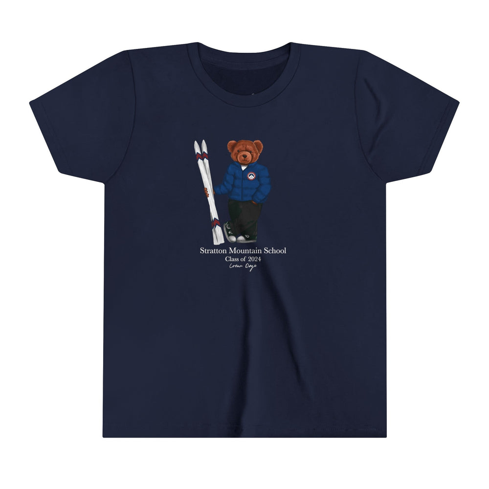 Stratton Mountain School Ski Baby Tee - Crew Dog