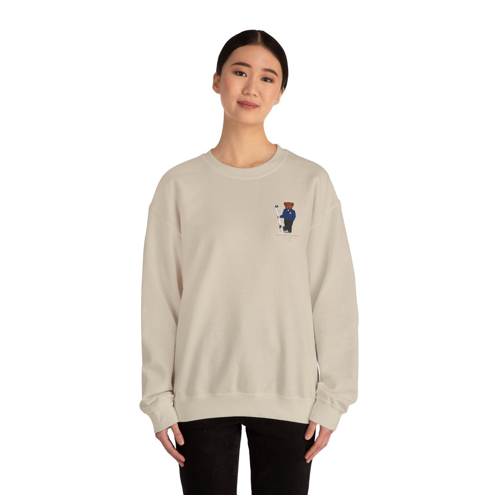 
                      
                        Stratton Mountain School Ski Crewneck (side) - Crew Dog
                      
                    