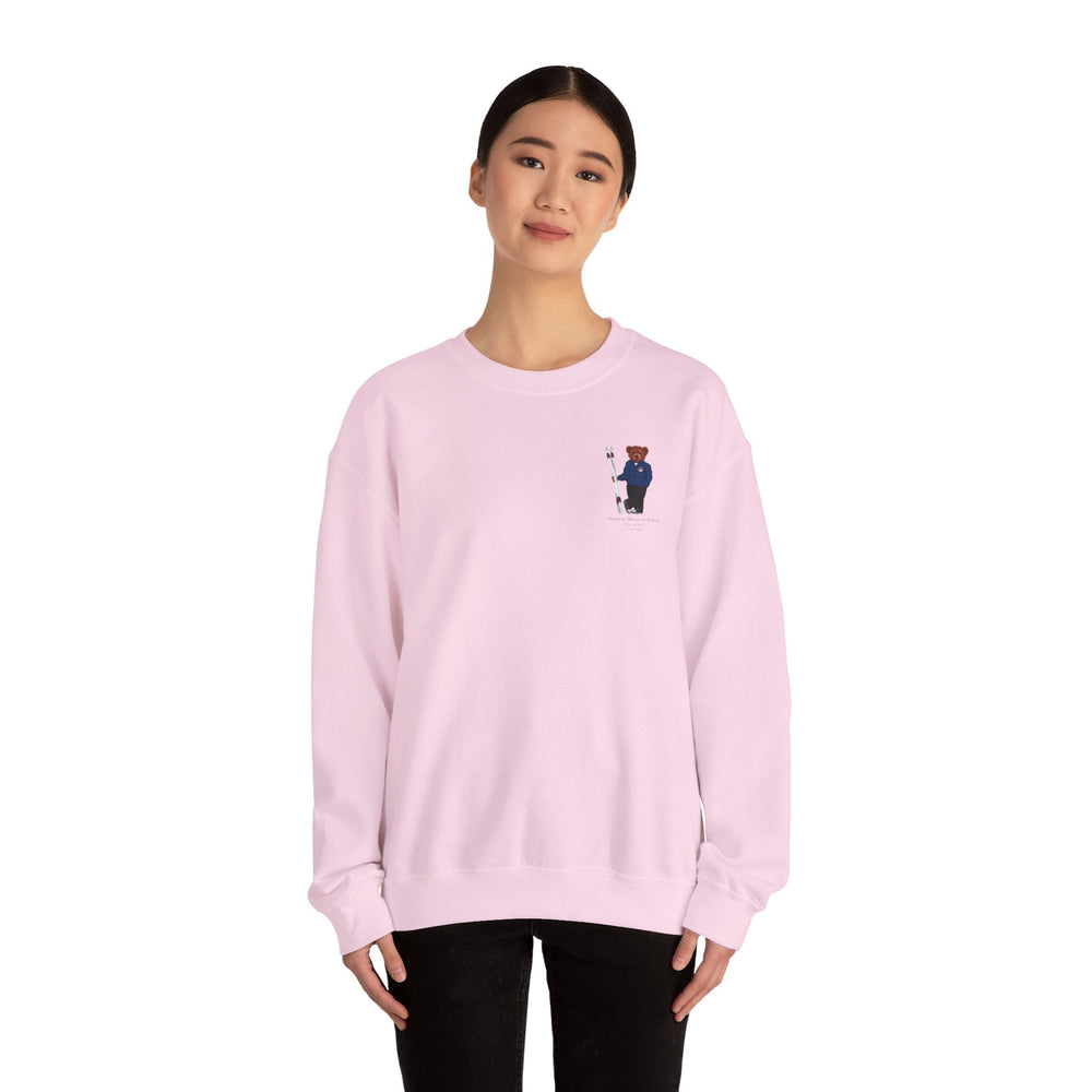 
                      
                        Stratton Mountain School Ski Crewneck (side) - Crew Dog
                      
                    