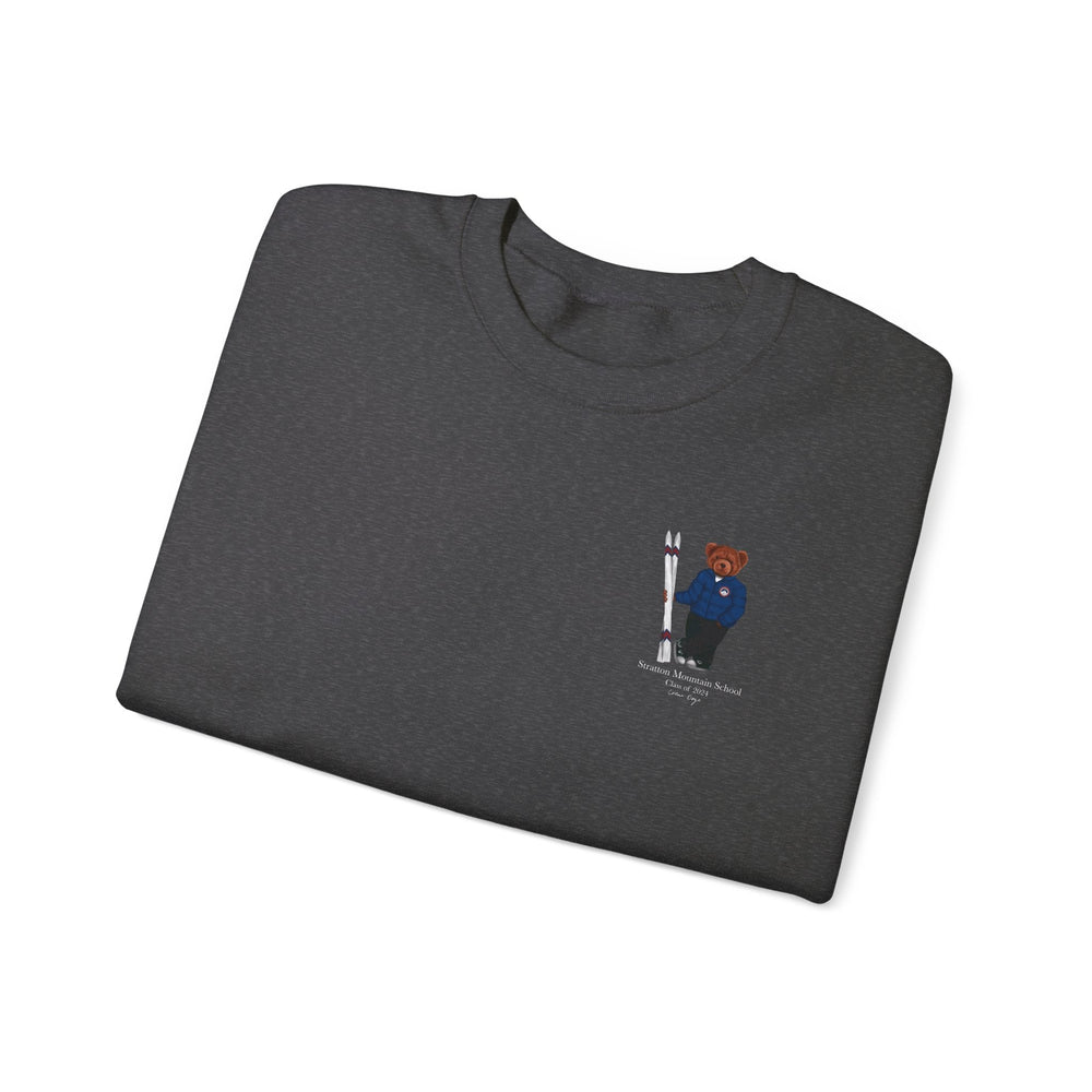 
                      
                        Stratton Mountain School Ski Crewneck (side) - Crew Dog
                      
                    