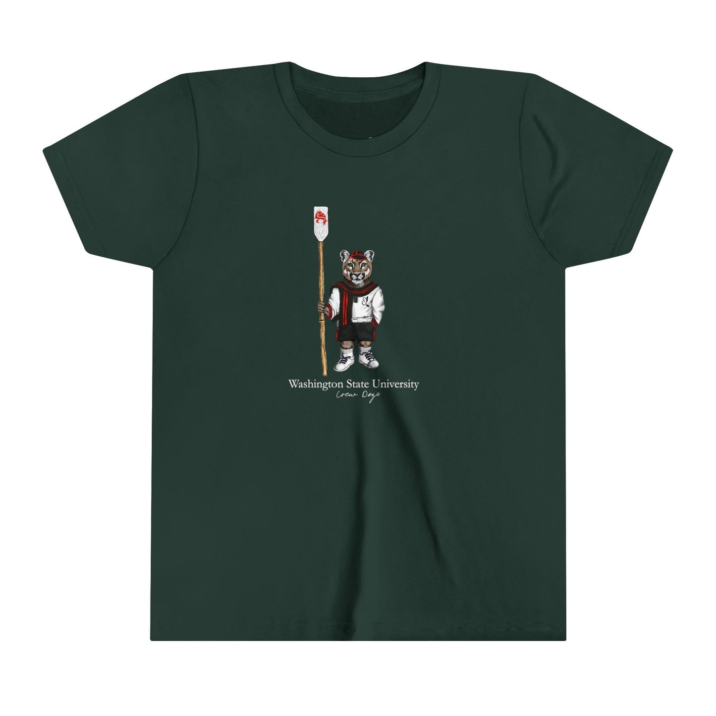 Washington State Rowing Baby Tee - Crew Dog